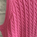 Lilly Pulitzer pink crew neck pullover sleeveless sweater vest XL Photo 3