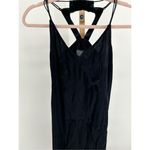 Abercrombie & Fitch Abercrombie short black silk slip dress size medium 95% silk Photo 5