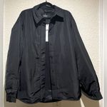 Alo Yoga  NWT Socialite Shacket Jacket in Black Oversized Fit with Pockets Size S Photo 3