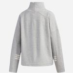 Adidas Essentials Sweatshirt Comfort Funnel Neck Women’s Size S Grey Athlesuire Photo 1
