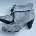 White Mountain  Suede Heeled Ankle Bootie Grey Size 7.5 Photo 14