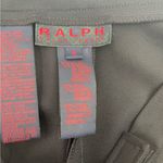Ralph Lauren RALPH Black Pants Size 8 Zipper Back Legs Shiny Nylon Spandex Work Photo 3