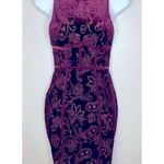 Free People  Plumberry Burnout Babe Bodycon Dress Size XS Photo 3