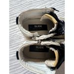 Golden Goose Slide High Top Glitter Toe Leather Quarter and Star Horsy Wave Photo 3