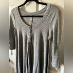 Free People Free‎ People Beach Women’s Gray Drippy Hi Low Hem Jersey Tunic Dress Size Small Photo 5