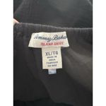 Tommy Bahama  Top Size XL Black Island Gauze Off Shoulder Lagenlook Beach Oversz Photo 5