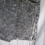 Boohoo  Gray Acid Wash Denim Dress With Distressed Hems Photo 5