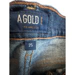 AGOLDE  Denim Jean Shorts‎ Size 25 Jorts Cut Off Stretch Mid Rise Stretch #A13-10 Photo 2