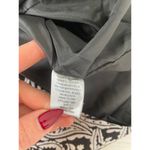 Gracia NWOT  Black & White Paisley Sleeveless Mini Shift Dress Size L Photo 5