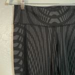 Alo Yoga Women M Black Gray Motion Arches Goddess Legging Mesh Panel Athletic Photo 3