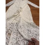 Alexis Off white lace midi Nadege Mermaid bride dress size small Photo 11