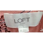 Loft  Outlet Floral Print‎ Sleeveless Blouse Romantic Summer Top Pink No Belt Photo 2