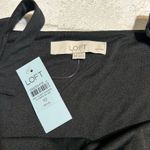 Loft  Black Mini Dress with Side Bow Photo 4