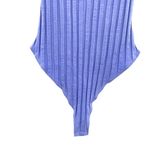 Jonathan Simkhai Irene Rib Jersey U Neck Bodysuit in Cornflower Blue Size M Photo 5