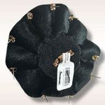 Free People  Black Velvet Rosette Brooch with 5 Pairs of Stud Earrings Butterfly Photo 10