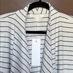Adyson Parker  Gray Striped Cardigan Photo 1