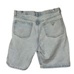 Guess Vintage light wash Blue Jean Shorts 33 100% cotton 90s 1990s retro Photo 2