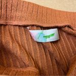 Free People  Brown Ribbed Maxi Skirt Photo 6