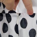 Lovers + Friends  Andy Mini Dress White Black Polka Dot Women's XS NWOT Photo 3