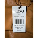 XOXO NWT brown Tan studded  boho hobo handbag tote bag vegan leather retails $89 Photo 1