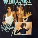 Whitney Houston Cropped Graphic Tee Album Covers Pop R&B Size XL in excellent co Photo 4