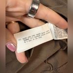 ZARA  Brown Deep Plunge V Neck Cropped Tank Top Size Small Photo 6