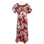 Vintage Karyl Kaye Hawaiian cotton muumuu maxi dress size 10 Photo 1