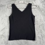 Banana Republic  Sweater Vest Black Top Drawstring Cinched Fairy Grunge Large Y2K Photo 2