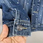 Current/Elliot The baby trucker studded denim jacket SZ 2 Photo 4