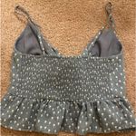 Illa Illa Boutique Floral Denim Crop Top with ties Photo 3