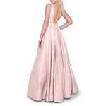 Mac Duggal Ieena 26031 Plunge V-Neck Pleated Gown- NWT 2 Photo 1