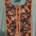 VINTAGE Tiffany Loungewear housecoat robe nightgown size small Blue Photo 0