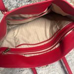 Michael Kors  Jet Set Travel Large Saffiano Leather Tote Bag Cherry Red Photo 7