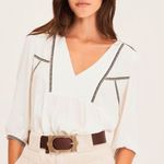 Ba&sh NWT $235  AMBER OFF WHITE BLOUSE SZ 1 SMALL Photo 0