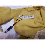 The East Order  Marie Top Lemon Cloud Floral Chiffon Long Sleeve Slit Back Sz (S) Photo 7