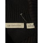 Liz Claiborne  Sweater L Vintage Black‎ And White Diamond Design bag 7 Photo 3