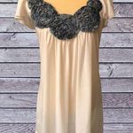 Charming Charlie white dress with blue flower White Size M Photo 0