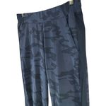 Athleta Brooklyn Textured Jogger Pants Womens 4 Blue Camo Work Travel Casual Photo 2