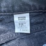 Vintage Levi’s 512 Women’s Slim Taper Jeans Black Charcoal USA Made High Rise Gray Size 27 Photo 4