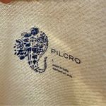 Anthropologie Pilcro by  Tan Mixed-Media Puff Sleeve Pullover Size Large Photo 6