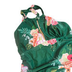 Womens Green Floral Halter One Piece Swimsuit XXL‎ Photo 1