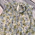 FATE Floral High Neck Midi Dress Green Photo 5