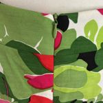 Talbots Pink/Green and Black Floral Print Silk Skirt sz 4 Photo 4