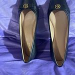 Cole Haan  Elegant Black Heels with Gold Detail Photo 1