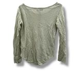 ANINE BING  Linen Long Sleeve Top Women’s‎ Size Small Lightweight Scoop Neck Photo 1