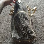 DKNY large monogram 2 way purse Photo 7