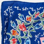 Givenchy Vintage Paris Pink & Blue Floral Scarf Wraps Photo 6