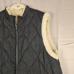Apricot Womens Black Quilted Sherpa Longline Reversible Vest 10‎ Photo 3