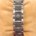 MICHAEL DAWKINS STARRY NIGHT Stainless Steel Oversized Wristwatch Silver Photo 3