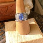 Kyanite Brazil Sterling Silver Ring Size 9.5 Silver Photo 5